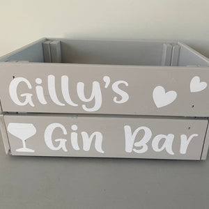 Personalised Drinks Crate