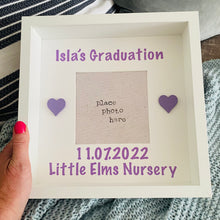 Load image into Gallery viewer, personalised graduation photo box frame
