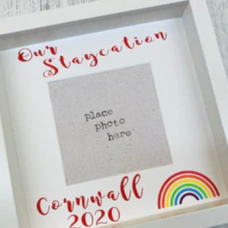 staycation photo frame