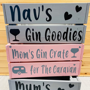 Personalised Drinks Crate