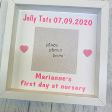 Load image into Gallery viewer, 1st day at school personalised photo frame
