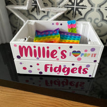 Load image into Gallery viewer, Personalised Fidget Storage Crate
