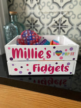 Load image into Gallery viewer, Personalised Fidget Storage Crate
